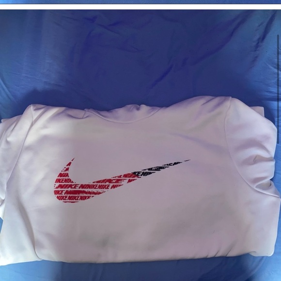 Nike White Dri-Fit Hoodie - Picture 3 of 7